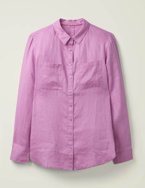 Linen Shirt - Lupin Linen Shirt - Lupin