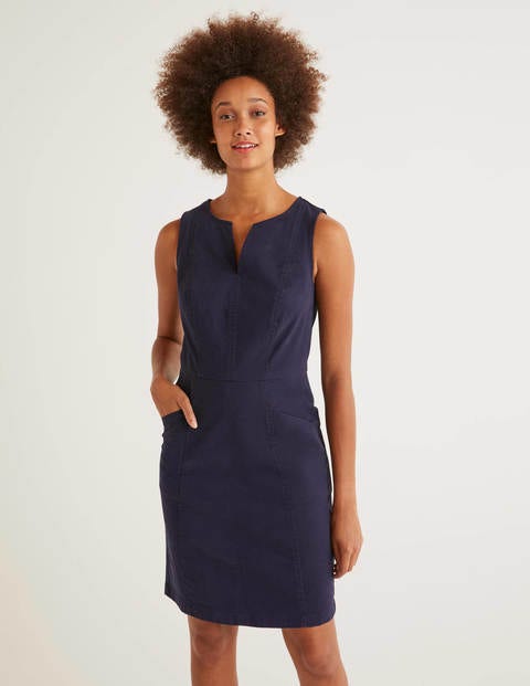 Helena Chino Dress - Navy Helena Chino Dress - Navy