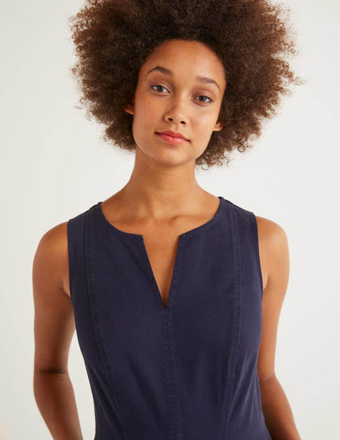 Helena Chino Dress - Navy Helena Chino Dress - Navy