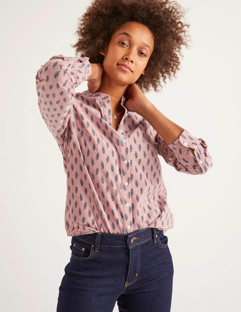 Polly Cord Shirt - Milkshake, Dainty Leaf Large Polly Cord Shirt - Milkshake, Dainty Leaf Large