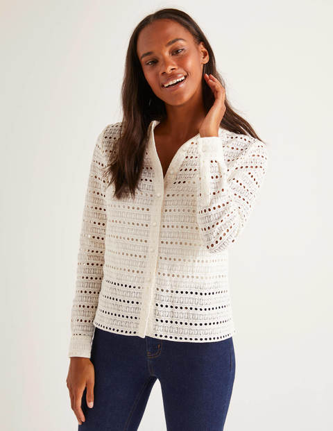Chemise Macie En Dentelle - Ivoire Chemise Macie En Dentelle - Ivoire