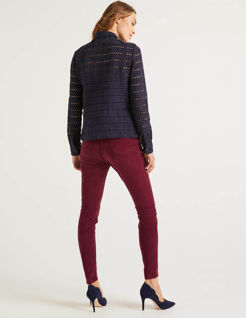 Macie Lace Shirt - Navy Macie Lace Shirt - Navy