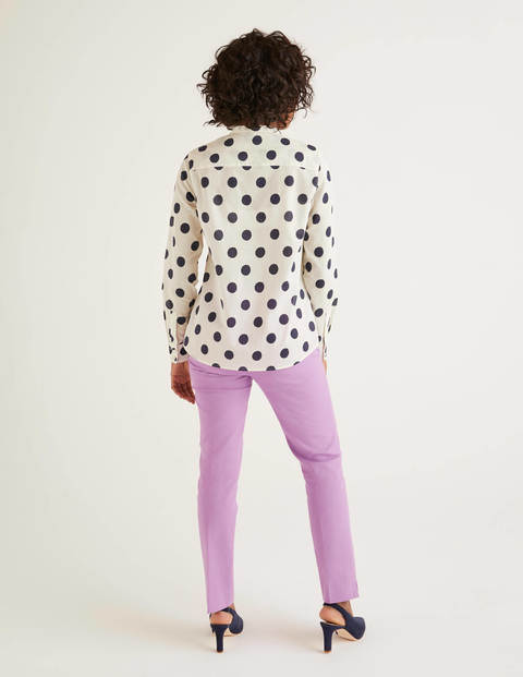 Keira Bow Neck Shirt - Ivory, Brand Spot Keira Bow Neck Shirt - Ivory, Brand Spot