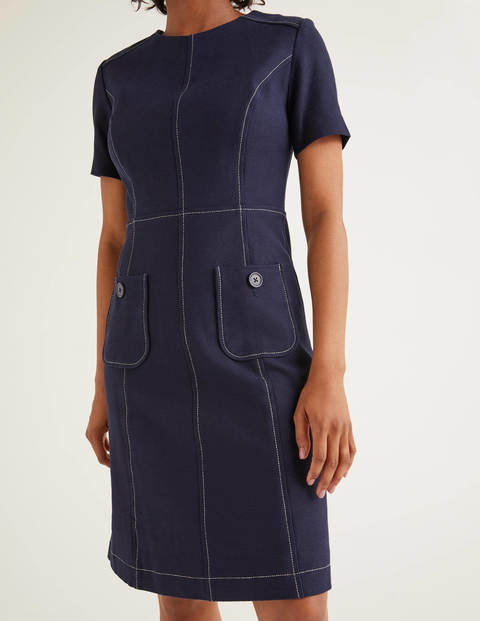 navy boden dress
