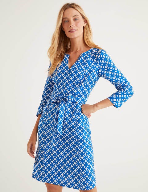 Kelsey Linen Tunic - Bold Blue, Link Kelsey Linen Tunic - Bold Blue, Link