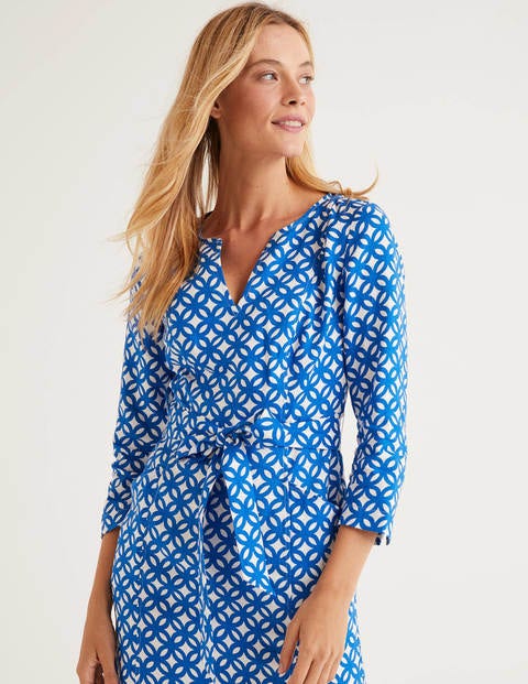 Kelsey Linen Tunic - Bold Blue, Link Kelsey Linen Tunic - Bold Blue, Link
