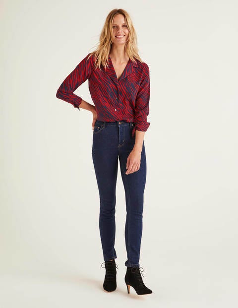 Tamara Bluse - Weihnachtssternrot, Safari Tamara Bluse - Weihnachtssternrot, Safari