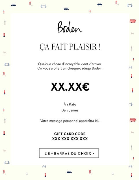 E Gift Voucher - Bonnets de Noël bleu E Gift Voucher - Bonnets de Noël bleu