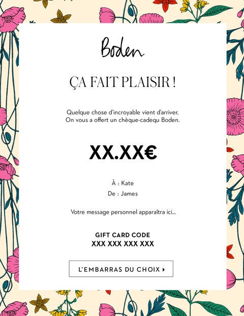 E Gift Voucher - Option 4 E Gift Voucher - Option 4