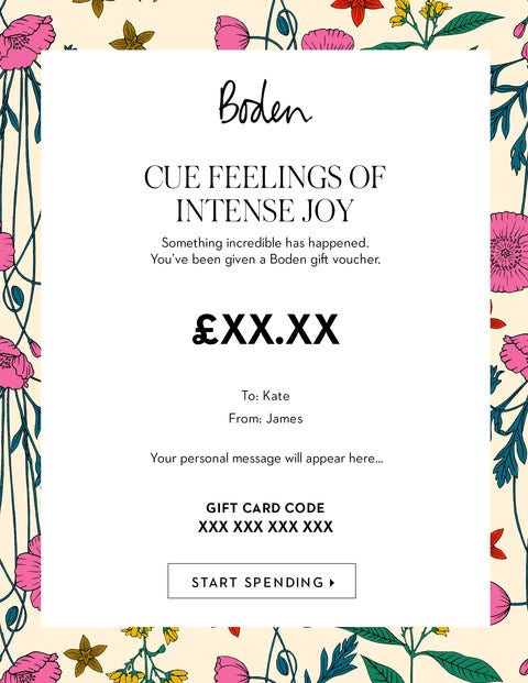 E Gift Voucher - Bloom E Gift Voucher - Bloom
