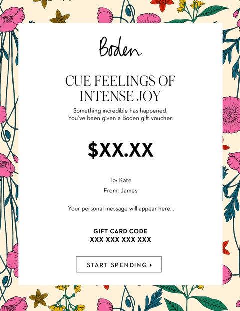 E Gift Voucher - Design 4 E Gift Voucher - Design 4