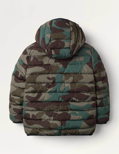 Cosy Pack-away Padded Jacket - Green Camouflage Cosy Pack-away Padded Jacket - Green Camouflage