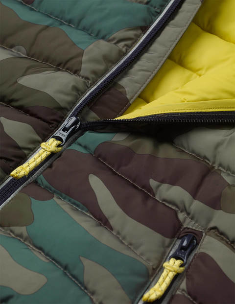 Cosy Pack-away Padded Jacket - Green Camouflage Cosy Pack-away Padded Jacket - Green Camouflage