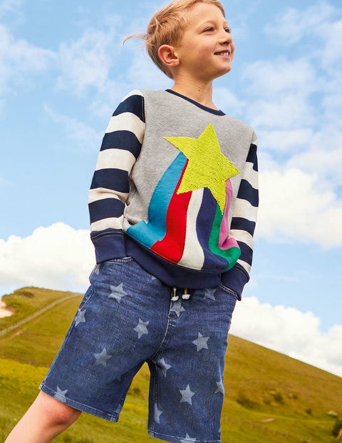 Adventure-flex Pull-on Shorts - Mid Vintage Star Adventure-flex Pull-on Shorts - Mid Vintage Star