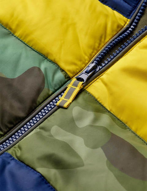 Shower-Resistant Padded Jacket - College Navy/Camouflage Shower-Resistant Padded Jacket - College Navy/Camouflage