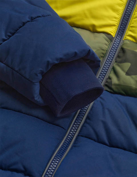Shower-Resistant Padded Jacket - College Navy/Camouflage Shower-Resistant Padded Jacket - College Navy/Camouflage