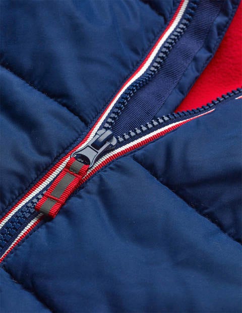 Wasserabweisende wattierte Jacke - Schuluniform-Navy Wasserabweisende wattierte Jacke - Schuluniform-Navy