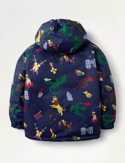 Bequemer Anorak mit Sherpa-Futter - Schuluniform-Navy, Sprouts Abenteuer Bequemer Anorak mit Sherpa-Futter - Schuluniform-Navy, Sprouts Abenteuer