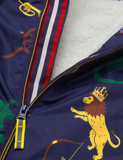 Bequemer Anorak mit Sherpa-Futter - Schuluniform-Navy, Sprouts Abenteuer Bequemer Anorak mit Sherpa-Futter - Schuluniform-Navy, Sprouts Abenteuer