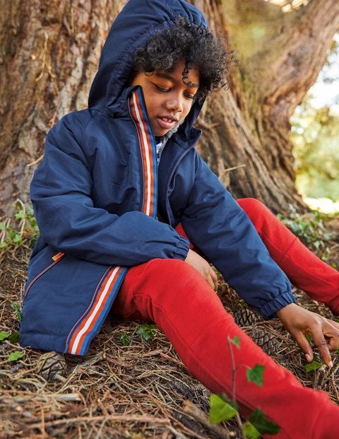 Cosy Sherpa-lined Anorak - College Navy Cosy Sherpa-lined Anorak - College Navy
