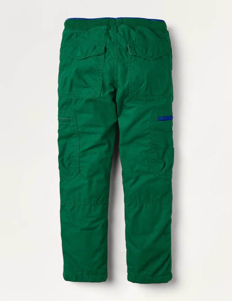 boys lined cargo pants