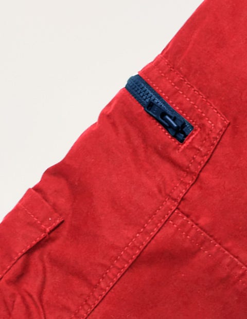 Cosy Lined Cargo Pants - Rockabilly Red Cosy Lined Cargo Pants - Rockabilly Red