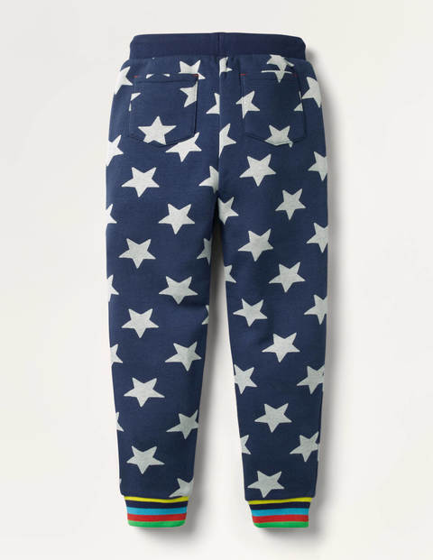 Printed Joggers - College Navy Star Printed Joggers - College Navy Star