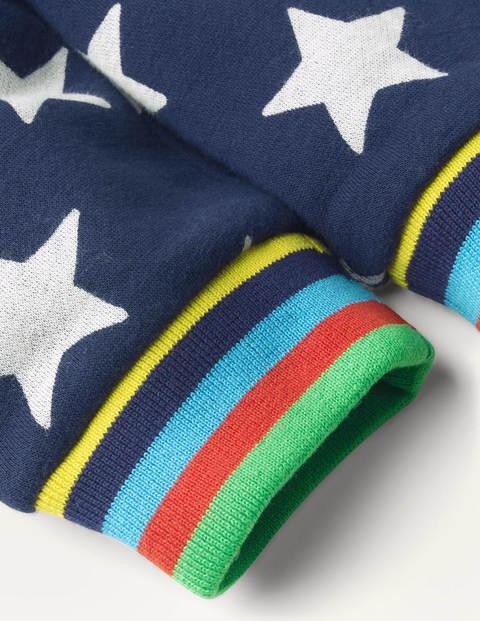 Printed Joggers - College Navy Star Printed Joggers - College Navy Star