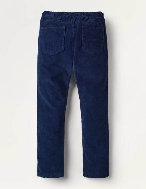 Relaxed Slim Pull-on Pants - College Navy Cord Relaxed Slim Pull-on Pants - College Navy Cord