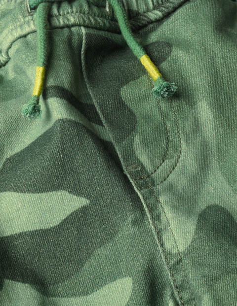Relaxed Slim Pull-on Pants - Green Camouflage Relaxed Slim Pull-on Pants - Green Camouflage