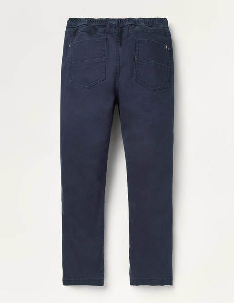 Relaxed Slim Pull-on Pants - College Navy Relaxed Slim Pull-on Pants - College Navy