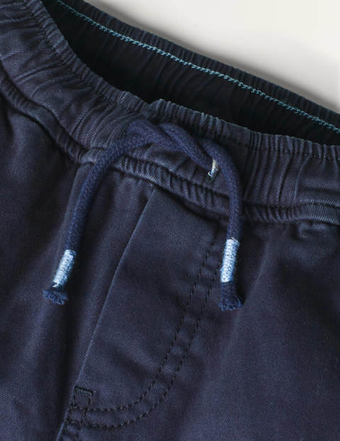Relaxed Slim Pull-on Pants - College Navy Relaxed Slim Pull-on Pants - College Navy