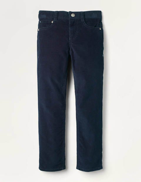 Slim Cord Stretch Jeans - College Navy Slim Cord Stretch Jeans - College Navy