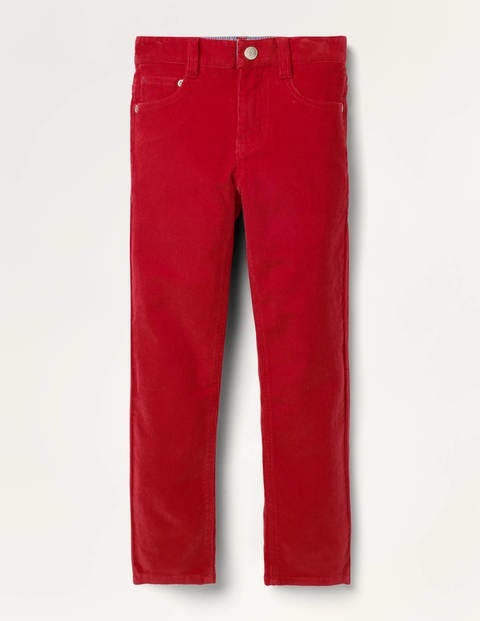 Slim Cord Stretch Jeans - Royal Red Slim Cord Stretch Jeans - Royal Red