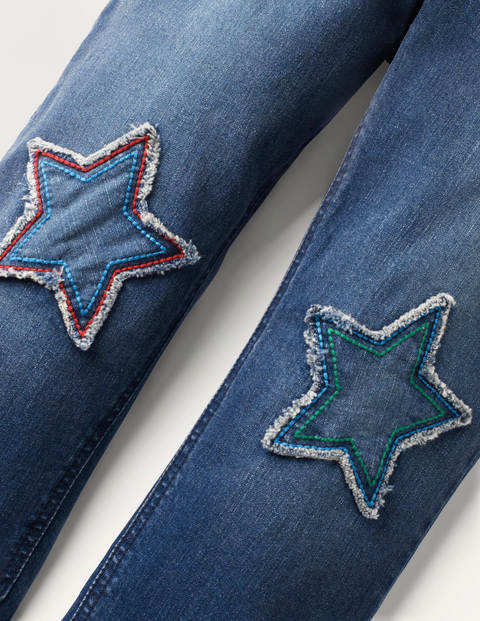 Star Knee Patch Pants - Dark Vintage Star Knee Patch Pants - Dark Vintage