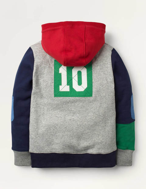 Sporty Zip-up Hoodie - Grey Marl Jaspe Sporty Zip-up Hoodie - Grey Marl Jaspe