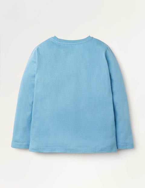 Farm Animal Appliqué T-shirt - Frosted Blue Goats Farm Animal Appliqué T-shirt - Frosted Blue Goats