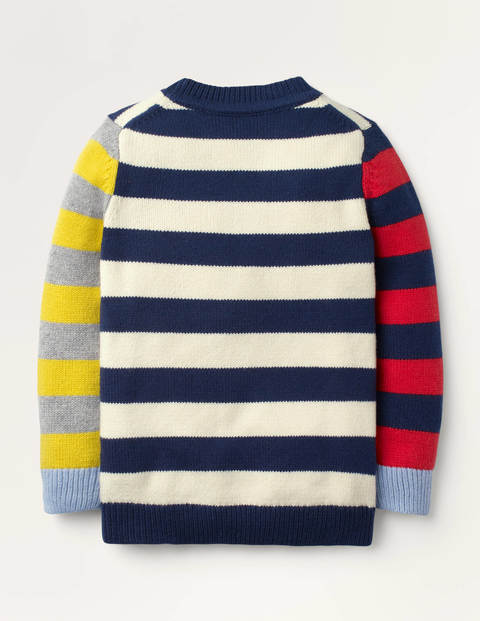 Colourblock Jumper - College Navy Colourblock Jumper - College Navy