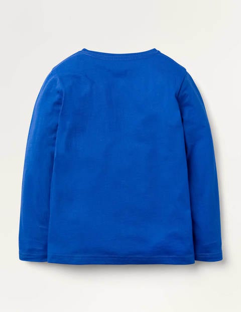 Hobbies Appliqué T-shirt - Brilliant Blue Football Hobbies Appliqué T-shirt - Brilliant Blue Football