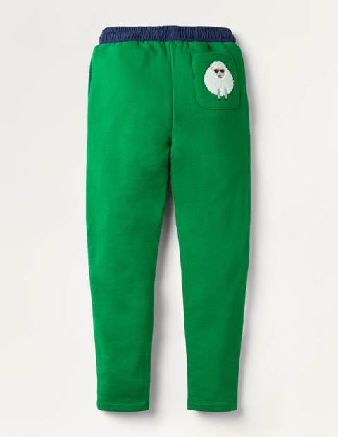 Appliqué Joggers - Highland Green Sheep Appliqué Joggers - Highland Green Sheep