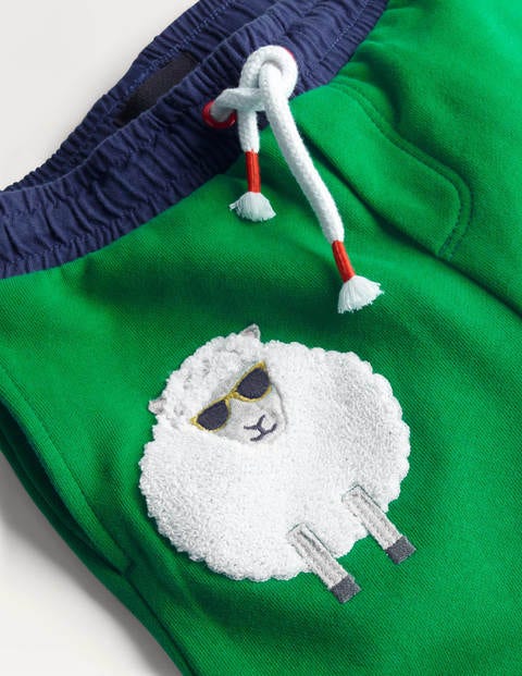 Appliqué Joggers - Highland Green Sheep Appliqué Joggers - Highland Green Sheep