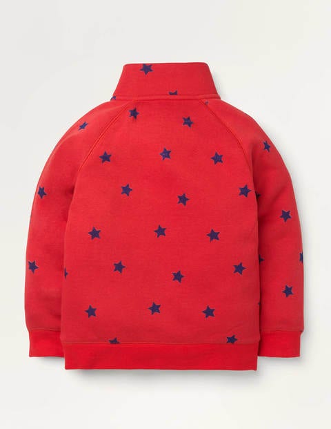 Cosy Half-zip Sweatshirt - Rockabilly Red Sprout Cosy Half-zip Sweatshirt - Rockabilly Red Sprout
