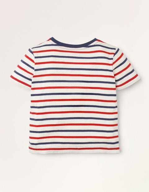 T-Shirt mit farbwechselnden Pailletten - Rockabilly-Rot/Blau, Sprout T-Shirt mit farbwechselnden Pailletten - Rockabilly-Rot/Blau, Sprout