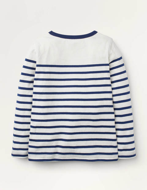 Lustiges Bretonshirt - Schuluniform-Navy, Sterne Lustiges Bretonshirt - Schuluniform-Navy, Sterne