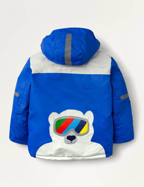 All-weather Waterproof Jacket - Bright Blue Polar Bear All-weather Waterproof Jacket - Bright Blue Polar Bear