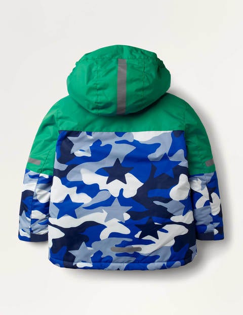 Wasserdichte Allwetterjacke - Grün/Blau, Camouflage Wasserdichte Allwetterjacke - Grün/Blau, Camouflage