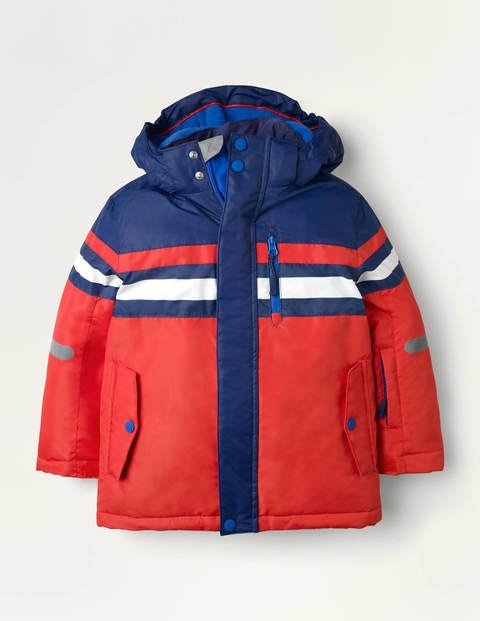 All-weather Waterproof Jacket - Red Colourblock All-weather Waterproof Jacket - Red Colourblock