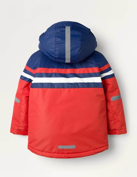 All-weather Waterproof Jacket - Red Colourblock All-weather Waterproof Jacket - Red Colourblock