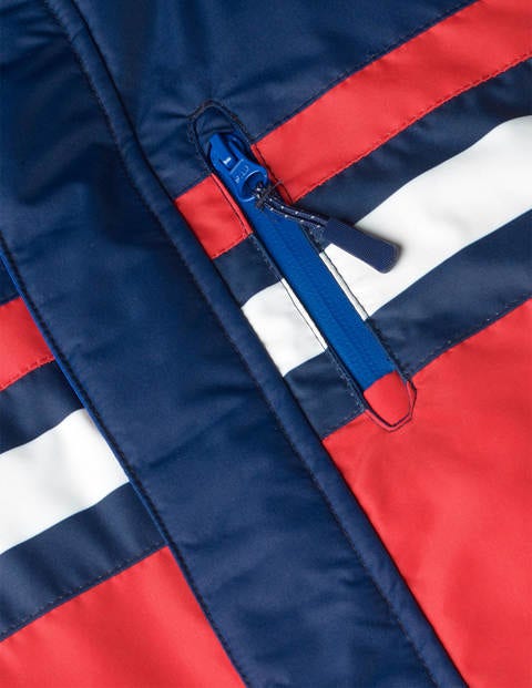 All-weather Waterproof Jacket - Red Colourblock All-weather Waterproof Jacket - Red Colourblock