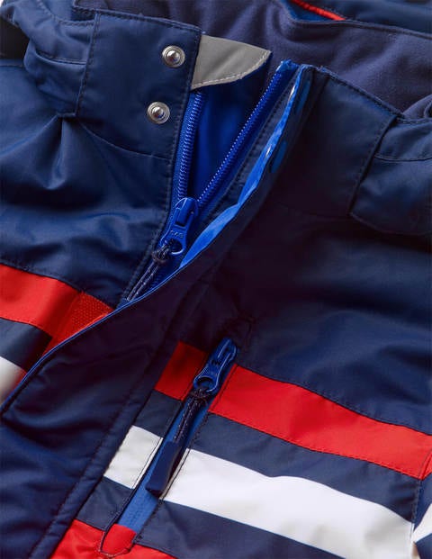 All-weather Waterproof Jacket - Red Colourblock All-weather Waterproof Jacket - Red Colourblock